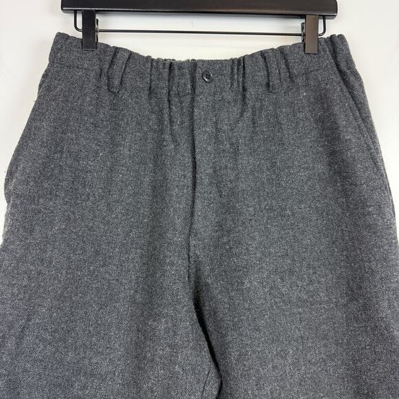 Sage De Cret Wool Blend Mens Slim Ankle Pull-On Pants Gray Japan - S - Picture 2 of 10